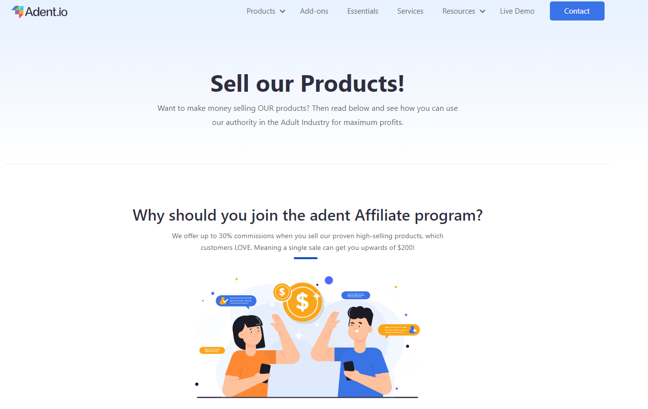 adent - best adult affiliate program